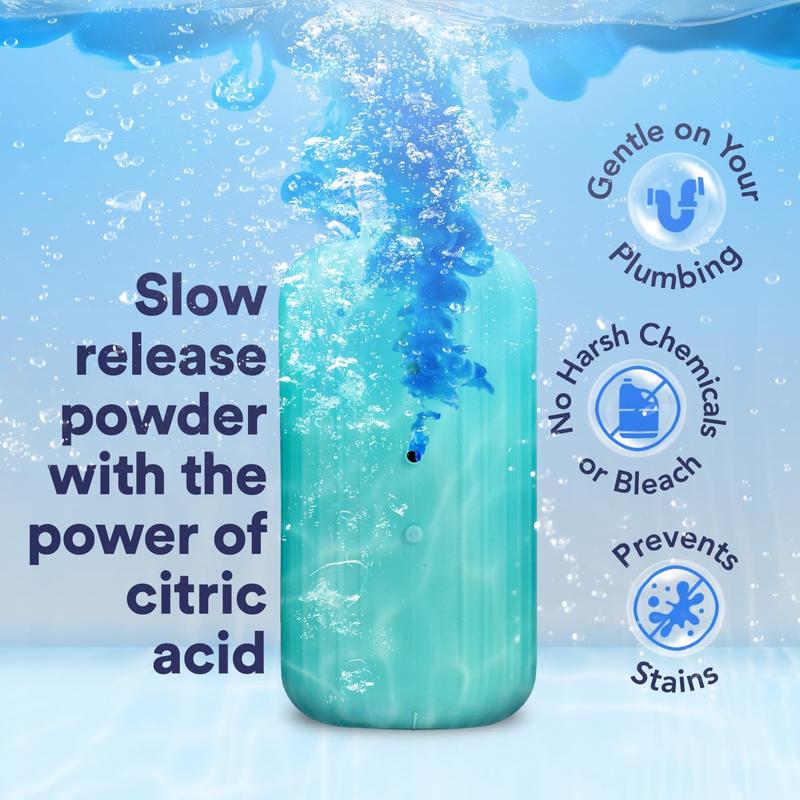 2 PCS Automatic Toilet Bowl Cleaner System Toilet Bowl Cleaners Automatic Slow Dissolve  In Tank Toilet Bowl Cleaner - Automatic Toilet Cleaner - Blue Toilet Bowl Cleaner