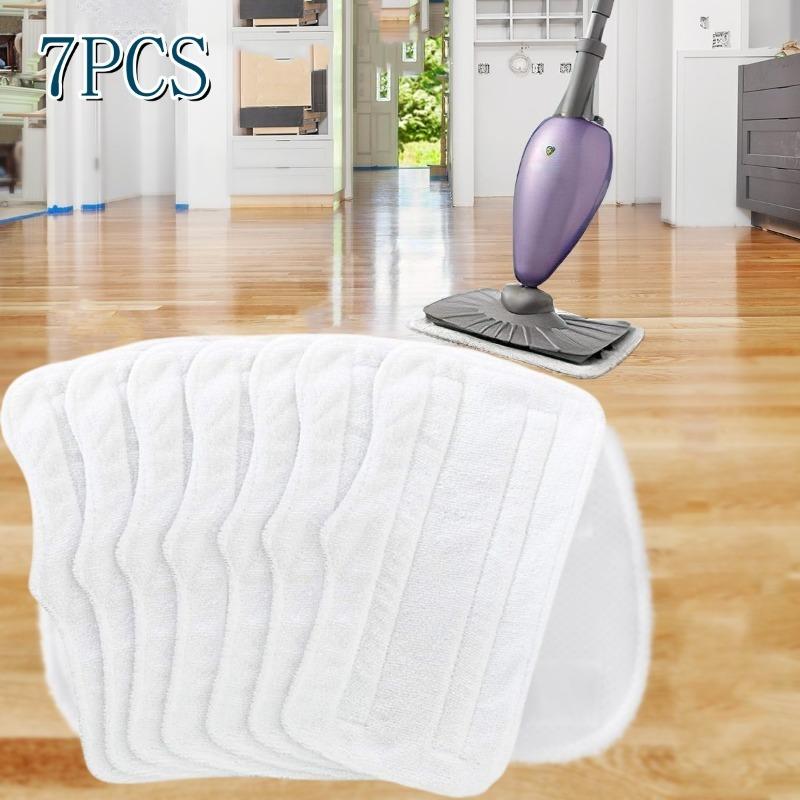 7 pieces of steam mop pad, washable microfiber cleaning steam replacement pad, shark steam, spray mop, S3250S3101 steam mop cloth cover