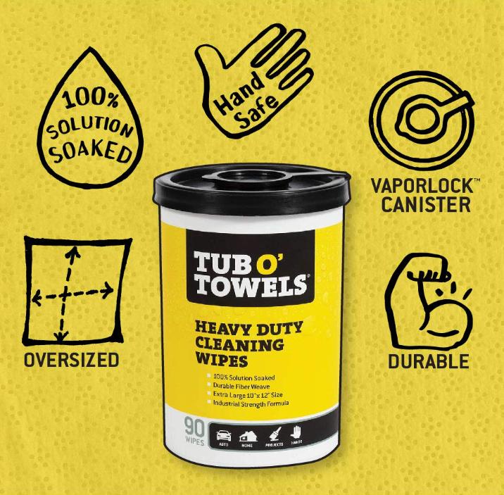 Tub O Towels TW90 Heavy-Duty 10