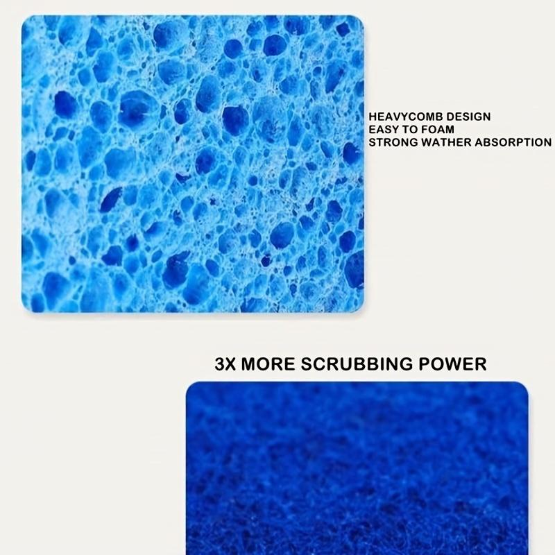 Non-scratch Scrub Sponges, Kitchen Cleaning Sponge, Household Cleaning Sponge, Kitchen Cleaning Tool for Kitchen, Bathroom