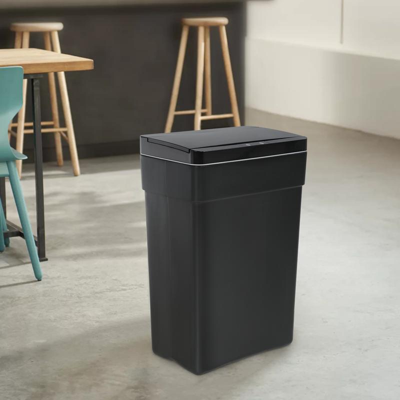 13 Gallon Trash Can Kitchen,Automatic Garbage Can Waste Bin,Contactless Bedroom Bathroom with Lid Large Capacity Trash Bin Home Office 50 Liters