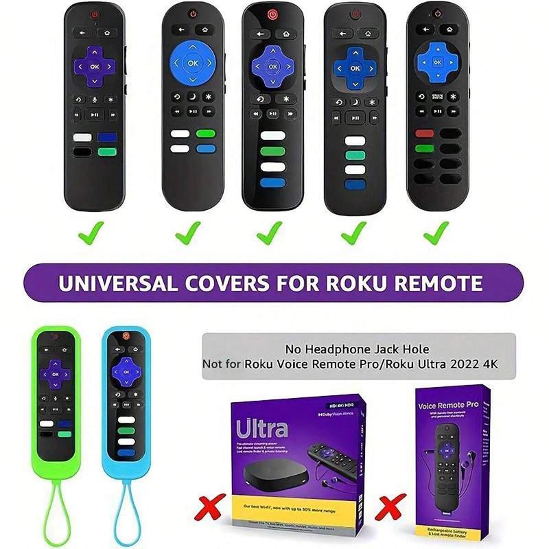 Silicone Luminous Remote Control Cover, 1 Count Glow in The Dark Remote Case, Dustproof Remote Control Cover for Home Living Room