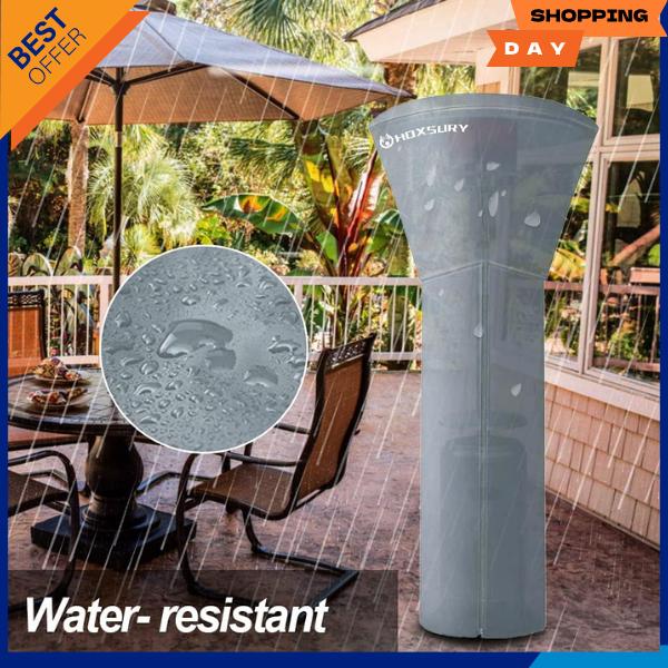 Patio Heater Cover Outdoor Waterproof 87 IN 420D Heavy Duty Standup Round Oxford Covers for Outdoor Heaters Weatherproof Propane Heater Covers