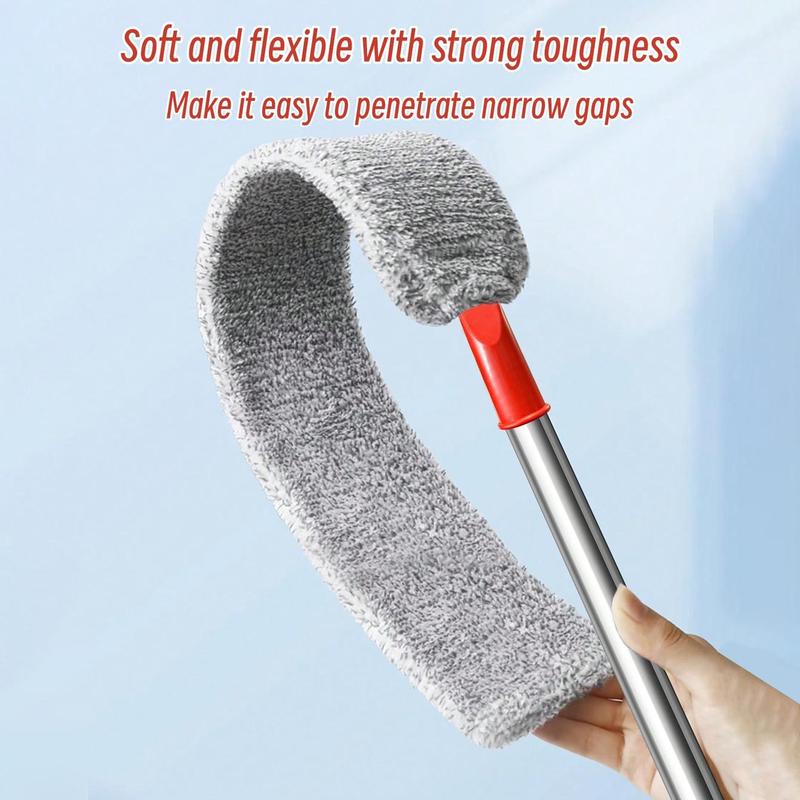 Telescopic Gap Cleaning Brush, 1 Count Extendable Dust Removal Brush for Furniture, Sofa, Refrigerator, Household Cleaning Supplies, Home Essentials