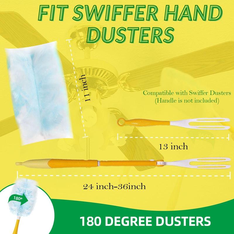 Multi-surface Cleaning Refills, 10pcs Refill Duster without Handle, Room Accessories Cleaning Gadgets, Multipurpose Cleaning Supplies, Decontamination Cleaning Tool for Spring Home