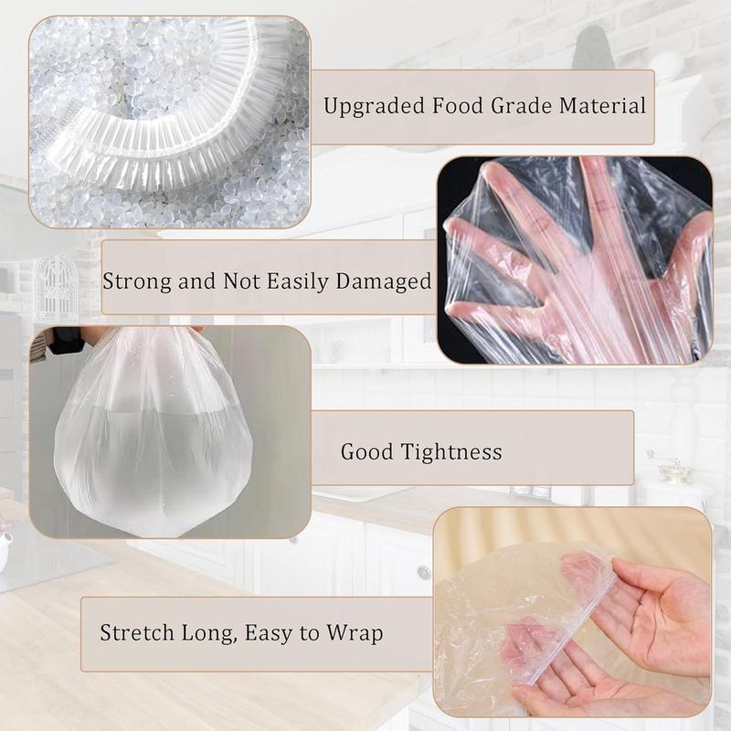 30 count Clear Kitchen Appliance Covers Thickened Disposable Furniture Dust Cover with Elastic for Small Appliance, Oven,  Cooker, Blender, Toaster, Air Fryer(S, M, L)