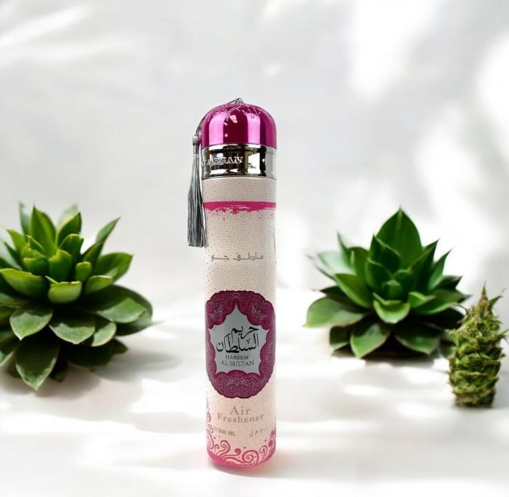 Ard Al Zaafaran | Hareem Al Sultan Air Freshener - 300ML Spray - Red Apples - Dark Chocolate Fragrance Aroma Bottle