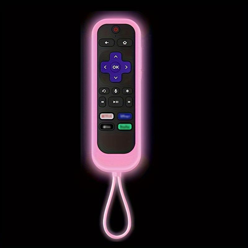 Luminous Remote Control Cover, Remote Casewith Lanyard, Decor Remote Contro Protector Compatible with TCL Hisense Roku TV Fall Decor