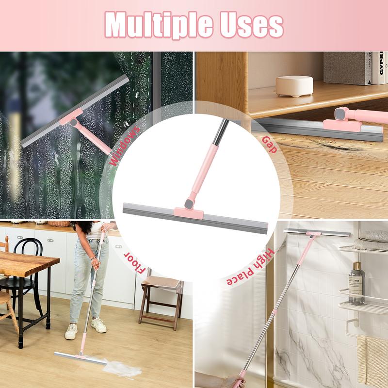 Rotatable Wiper for Bathroom, Floor, and Windows - Household Cleaning Artifact - Hangable