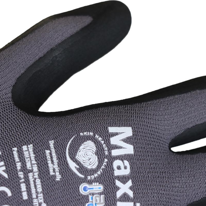 PIP MaxiFlex Ultimate 34-874 M,L,XL – High-Performance Foam Nitrile Palm Coated Gloves, Gray (Pack of 12) | Superior Grip, Abrasion Resistance, And Comfort For Heavy-Duty, Precision, And Labor Work | Ideal For Industrial And Construction Jobs In Spain