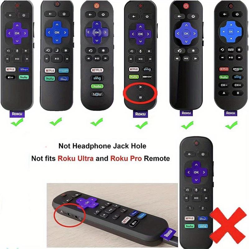 Glow in The Dark Silicone Remote Control Cover, 1 Count Soft Universal Remote Control Cover for TCL, Hisense, Remote Control Protector