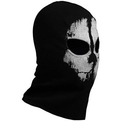 Unisex Ghost Print Stocking Balaclava Mask Good for War Game Halloween Cosplay