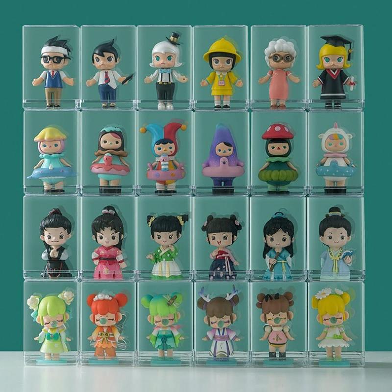 Acrylic Display Box, 1 Count Multi-size Transparent Storage Box, Display Stand for Doll Mini Toys Collection