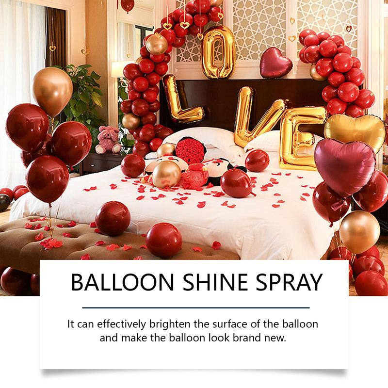 Balloon Accessories - Balloon Shine Spray, 1 Box Balloon Glossy Spray, Balloon Surface Brightening Spray, Party Decoration Supplies for Birthday Wedding Festival