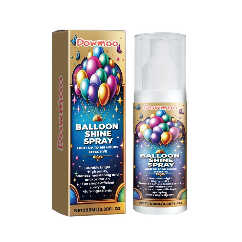 Balloon Accessories - Balloon Shine Spray, 1 Box Balloon Glossy Spray, Balloon Surface Brightening Spray, Party Decoration Supplies for Birthday Wedding Festival