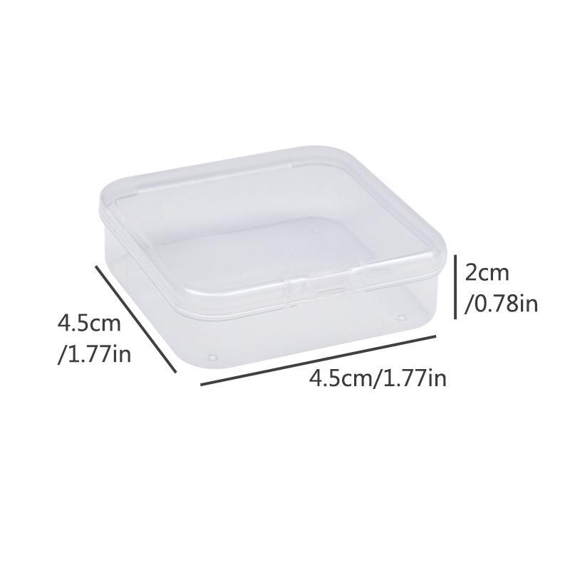 Small Transparent Storage Box (12pcs), Mini Storage Box for Small Items, Easy to Carry Small Parts, and Accessories