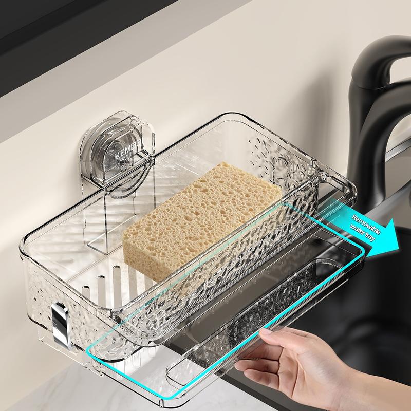 Multifunctional Suction cup storage rack,Storage rack without drilling, wall mounted storage rack for kitchen