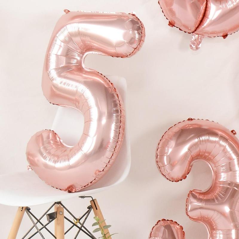 Super Bowl Party Decoration 32 inch Number Shaped Balloon, 1 Count Party Decoration Balloon For Birthday Wedding Ceremony