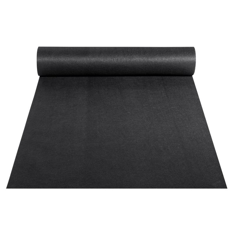 VEVOR Driveway Fabric, Non-Woven Geotextile Fabric Heavy Duty & High Strength Material with Strong Tear and Corrosion Resistance, Ground Cover Weed Control Fabric, Weed Barrier Fabric, Landscape Fabric, French Drains Drainage Fabric