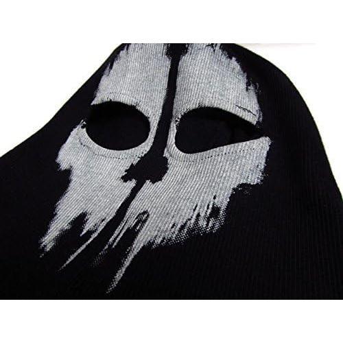 Unisex Ghost Print Stocking Balaclava Mask Good for War Game Halloween Cosplay