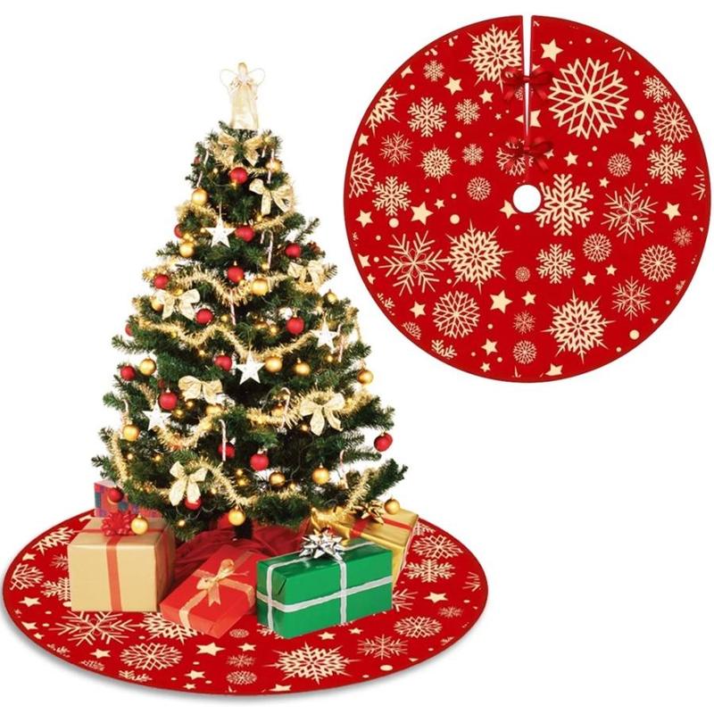 Christmas Tree Skirt, 1 Count Creative Cute Atmosphere Decoration, Festive & Party Supplies for Home Party Decor