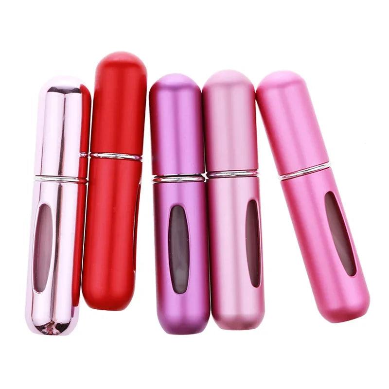 10pcs lot 5ml Mini Refillable Perfume Bottle with Spray Scent Pump Empty Cosmetic Container Atomizer Bottle For Travel Tool