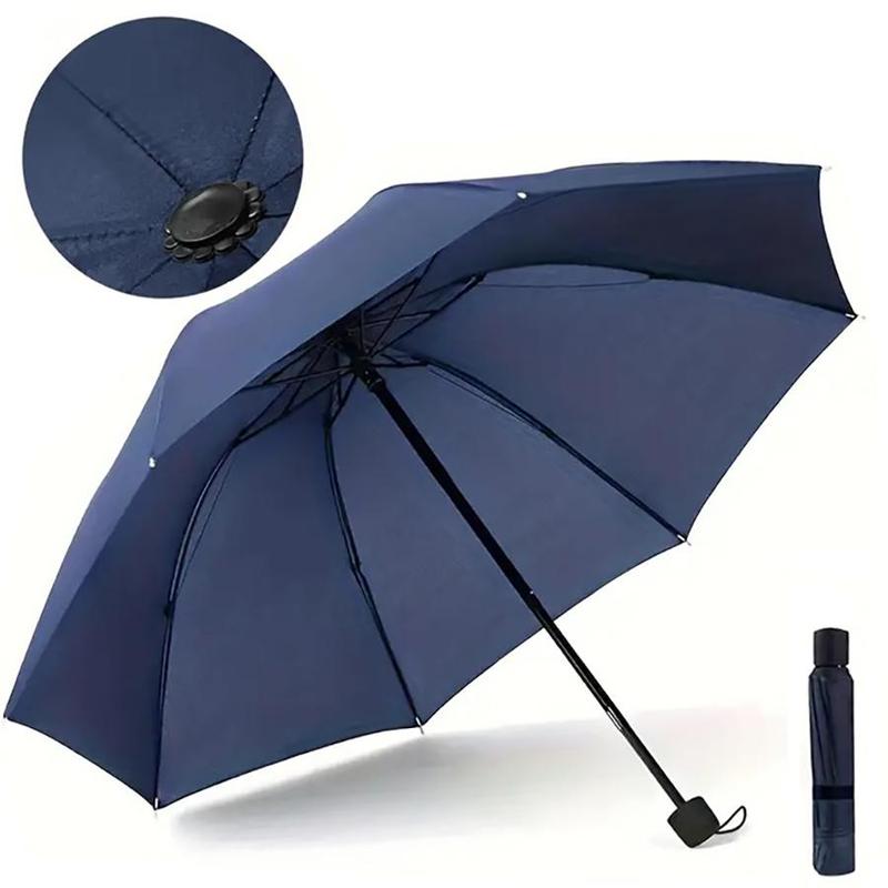 Manual Folding Umbrella, 1 Count Portable Lightweight Umbrella, Windproof Umbrella for Sun & Rain, Umbrella for Outdoor Activities