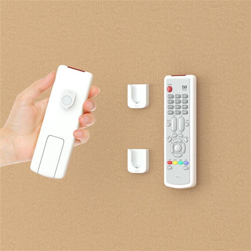 Magnetic Remote Control Holder, Wall Mounted Sticky Hook, Punch Free TV Remote Control Holder for Fan, Air Conditioner, Home Organizer, Summer Gift