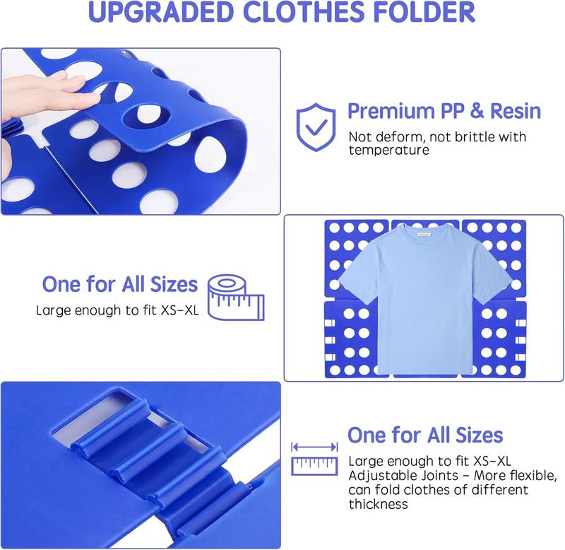 T-Shirt Folding Board, 1 Count Multi-functional Shirt Folder, Easy & Quick To Fold Clothes, Household Laundry Folding Boards