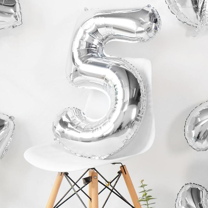 Super Bowl Party Decoration 32 inch Number Shaped Balloon, 1 Count Party Decoration Balloon For Birthday Wedding Ceremony