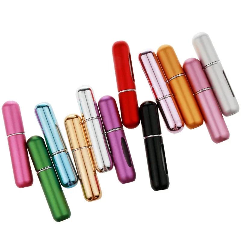 10pcs lot 5ml Mini Refillable Perfume Bottle with Spray Scent Pump Empty Cosmetic Container Atomizer Bottle For Travel Tool