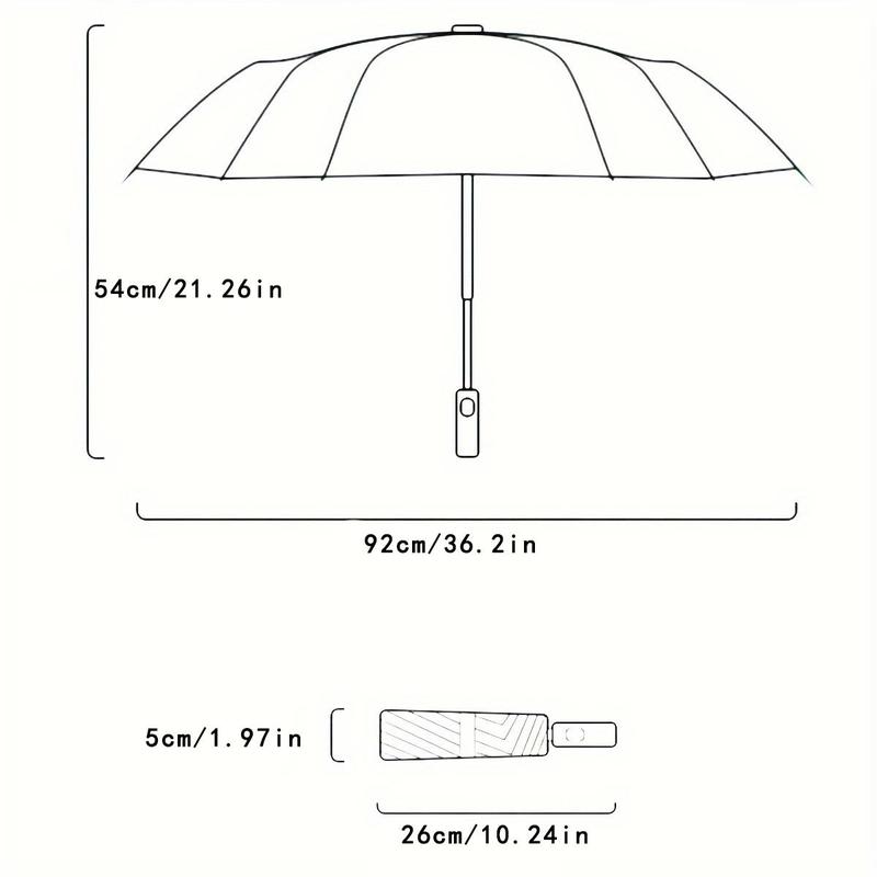 Butterfly Pattern Umbrella, 1 Count Transparent Automatic manual Triple Fold Umbrella, Suitable for Outdoor Photography & Street Photography