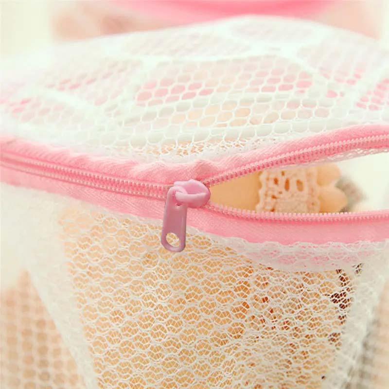 Anti-deformation Bra Washing Bag, 2pcs Mesh Wash Bag for Washing Machine, Laundry Tools & Accessories