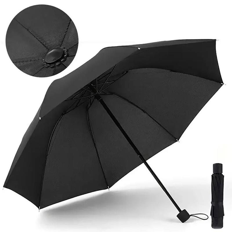 Manual Folding Umbrella, 1 Count Portable Lightweight Umbrella, Windproof Umbrella for Sun & Rain, Umbrella for Outdoor Activities