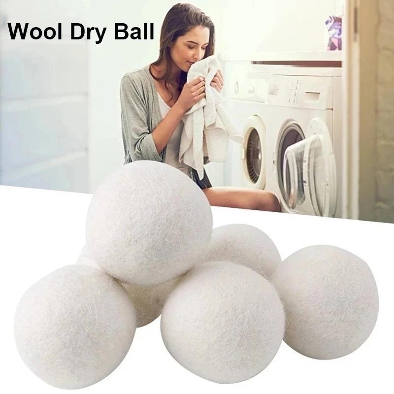 Anti-winding Wool Laundry Ball, 3 Counts set Reusable Washing Machine & Dryer Laundry Ball, Softener Cleaning Drying Balls, Pet Hair Remover Accessories, Household Laundry Accessories, Summer for Gift