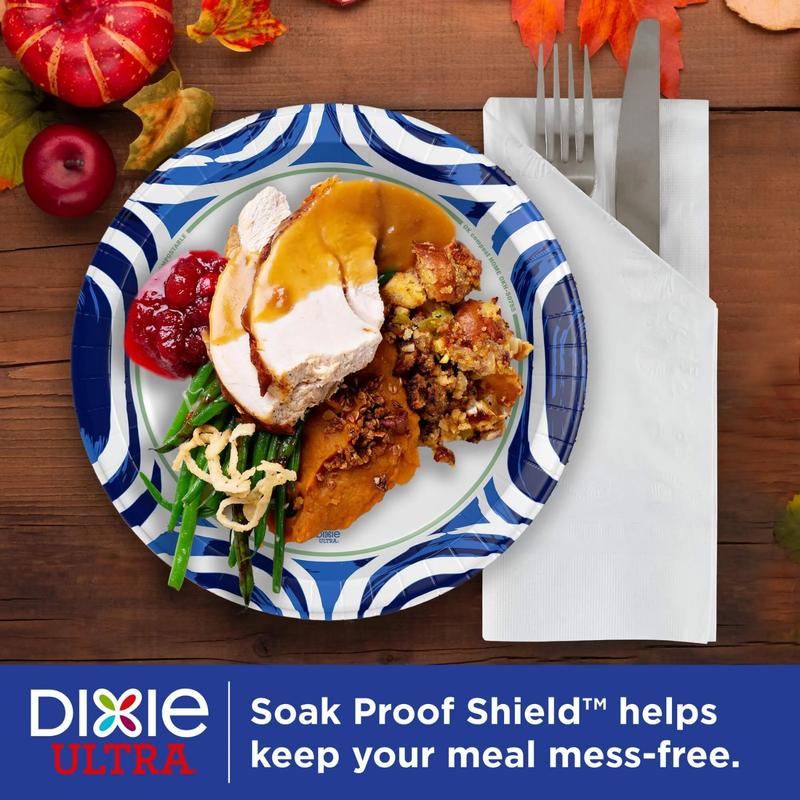 Dixie Ultra Disposable Paper Plates, 10