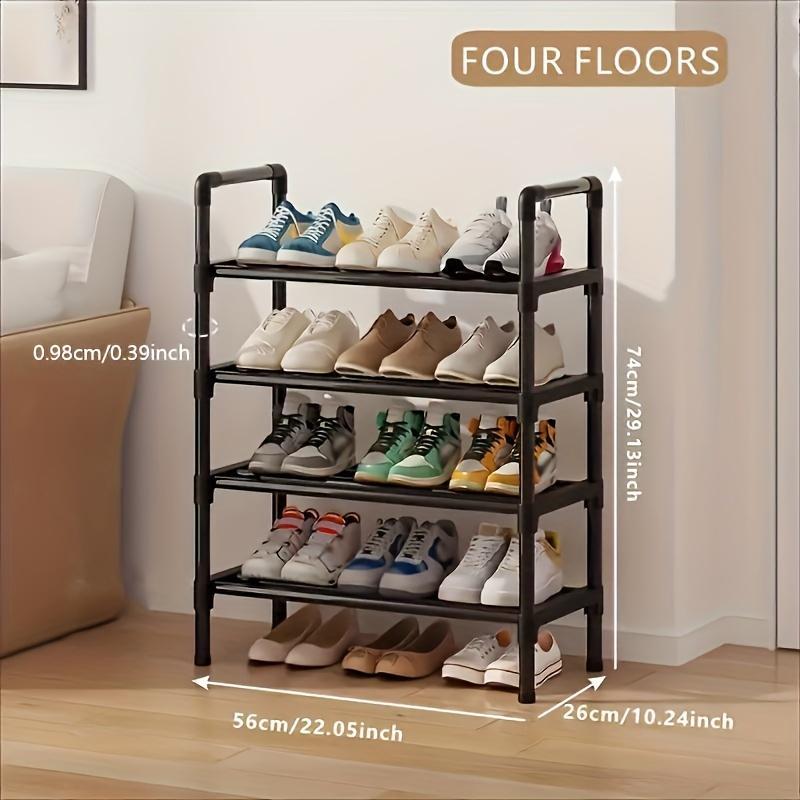 Multi-layer Shoe Rack, Space Saving Shoe Storage Rack, Shoe Organizer for Living Room & Bedroom, Home Organizer