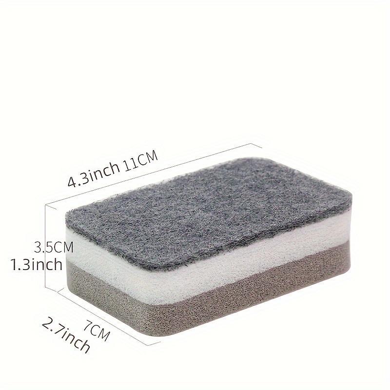 Double-sided Cleaning Sponge, 5 10pcs Reusable Dishwashing Sponge, Household Cleaning Tool for Kitchen Bathroom, Home Supplies