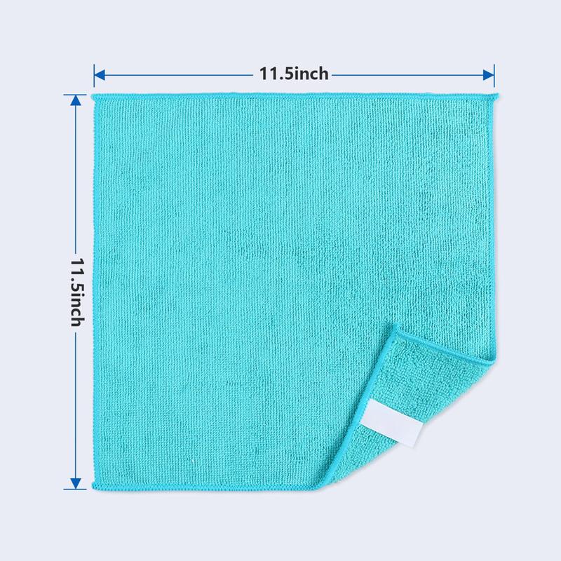 Microfiber Cleaning Cloth,100Pack Cleaning Rag,Cleaning Towels with 4 Color Assorted