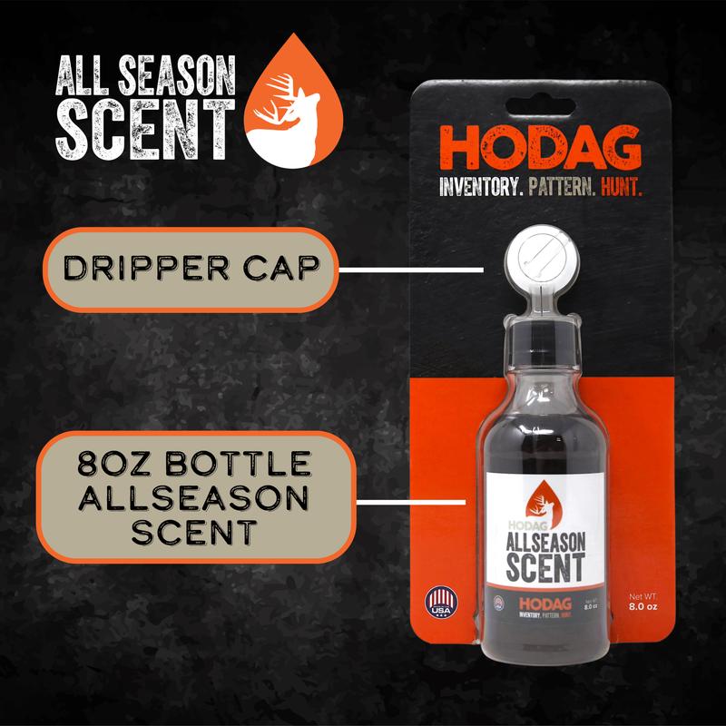 HODAG AllSeason Scent (8oz) - Jumpstart Deer Interaction - Deer Hunting Accessories - Deer Hunting Gear - Trail Camera Accessory - Bow Hunting Accessories - Deer Hunting Gifts