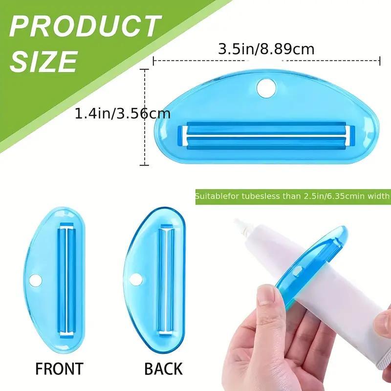 Tube Squeezer, 4 Counts Toothpaste Dispenser Squeezer, Summer Gifts,  Facial Cream Squeezer, Portable Bathroom Gadgets for Home and Outdoor Travel