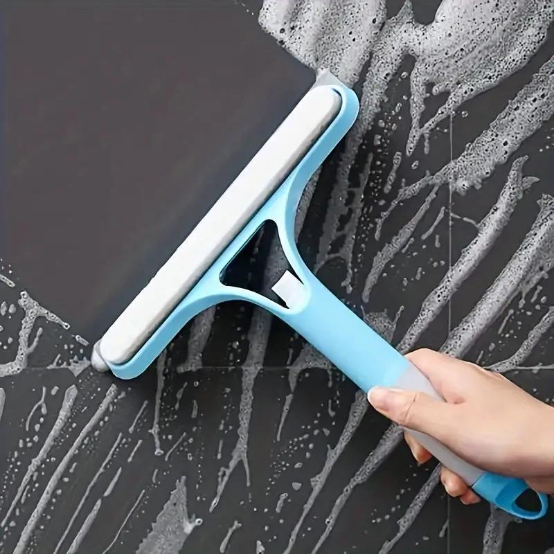 3 in 1 Glass Cleaning Tool, 1 Count Window Scraper & Sprayer & Squeegee, Multifunctional Cleaning Tool for Window, Mirror, Kitchen, Bathroom