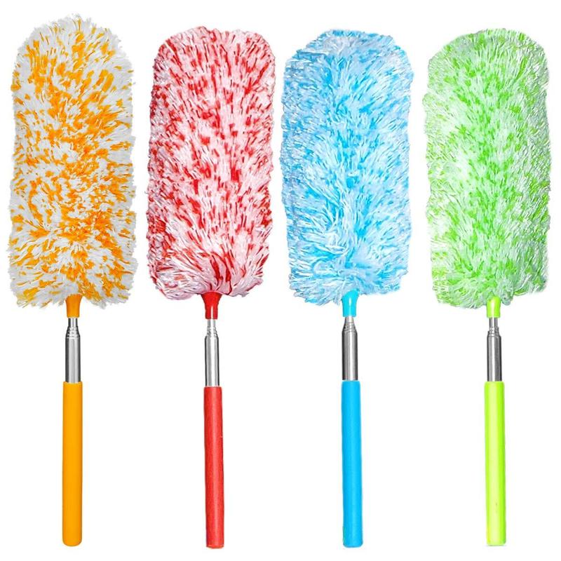 4  Pcs, [Microfiber] Hand [Duster]  [Washable]  Microfibre Cleaning  Tool Extendable [Duster]s for Cleaning Office, Car, Computer, Air Condition