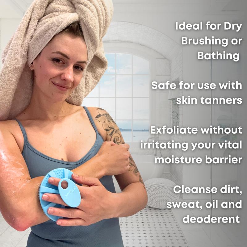 Loofah Replacement - High Quality Silicone Body Buffer for Softening Rough Skin - Accessory Accessories