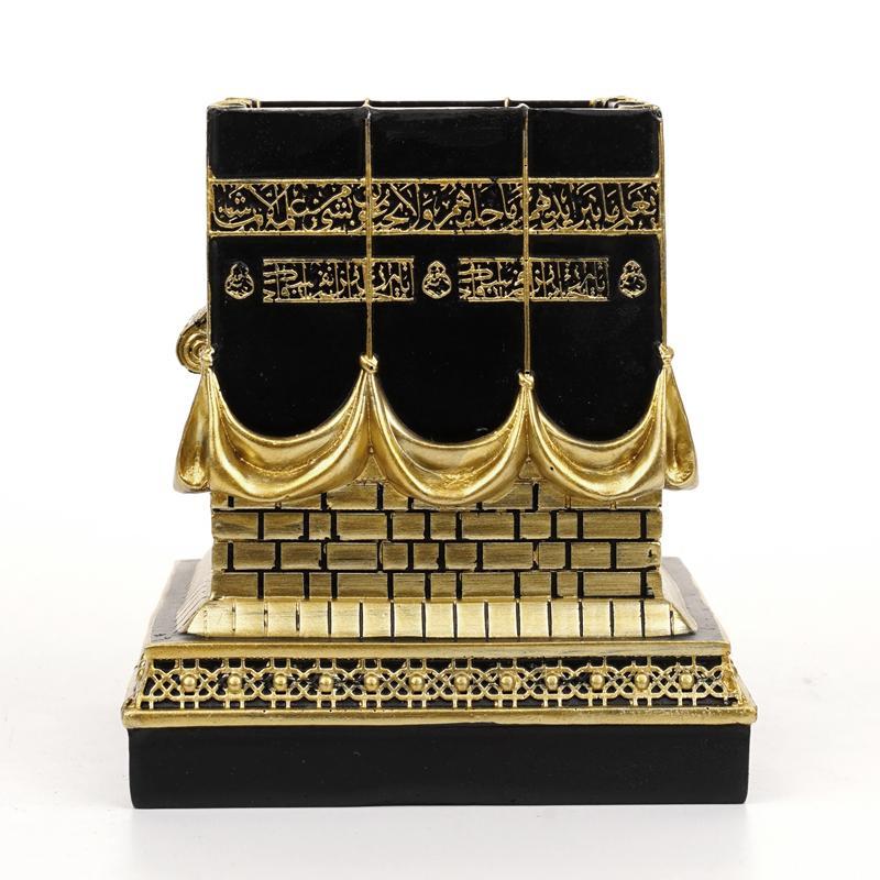 Ramadan Decorations Celestial Kaaba 3D Replica Model, 1 Count Eid Decorations Islamic Home Decoration, Muslim Table Art Decor, Eid Al-fitr Gift, Eid Mubarak Decor, Gift for Mom, Home Decor, Stocking Fillers