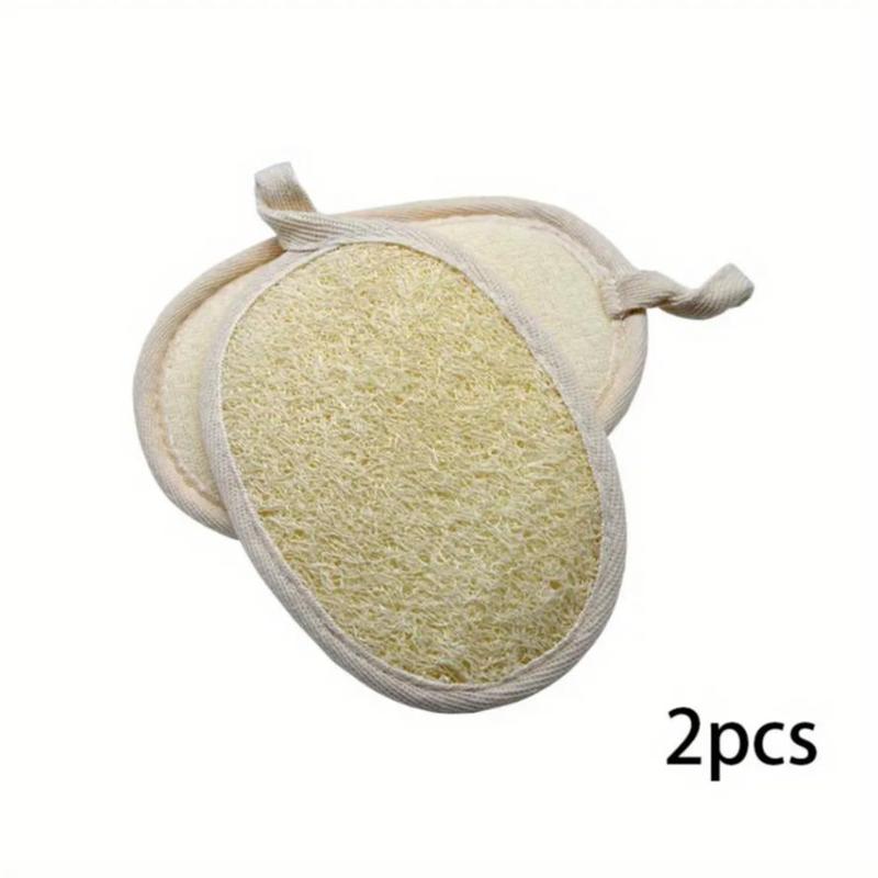 Natural Exfoliating Body Scrub Sponge, Dead Skin Remover Body Massager Cleaning Shower Brush, Body Cleaning Tool for Bathroom, Girl Room Accessories