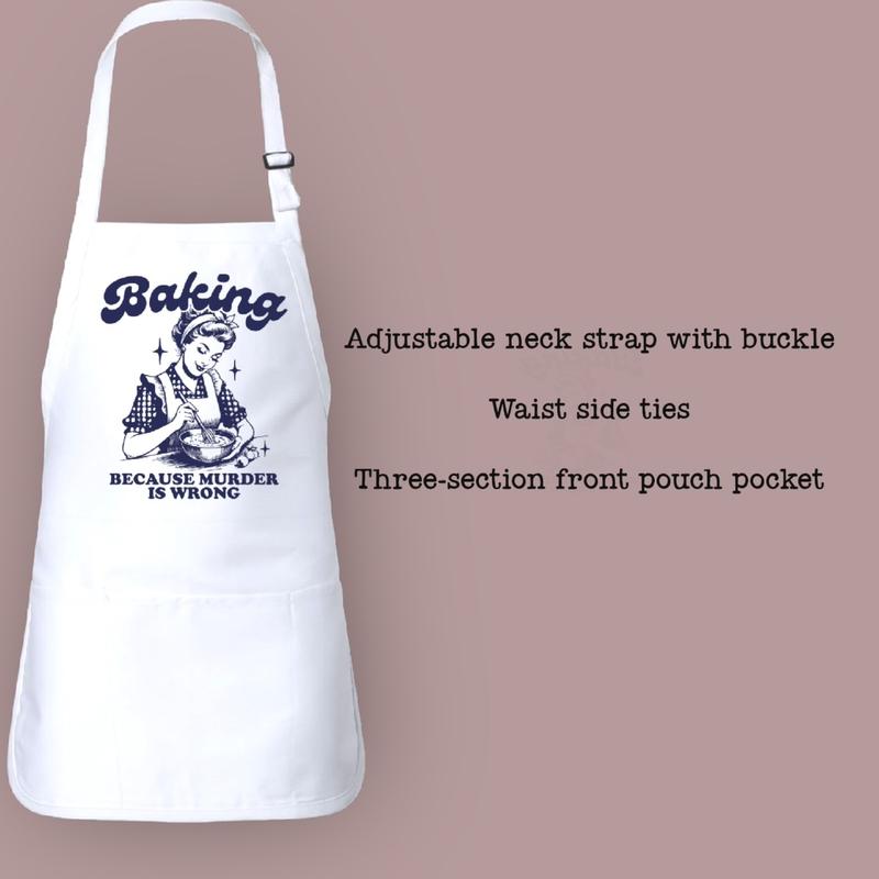 Vintage baking apron Kitchen Chef Pocket Adjustable