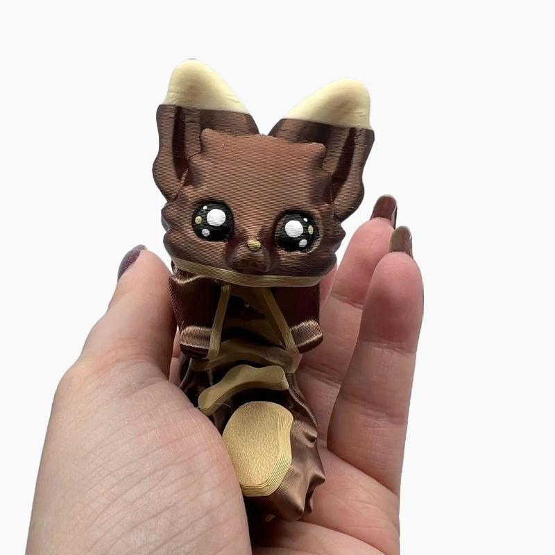 Coffee Fox  - 3d Printed, Fox Figurine