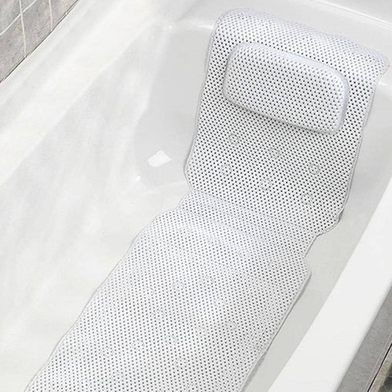 Bathtub Mat, 1 Count Non Slip Bath Mat with Suction Cup, Bathtub Cushion, Home Essentials Bathroom Accessories for Home Use