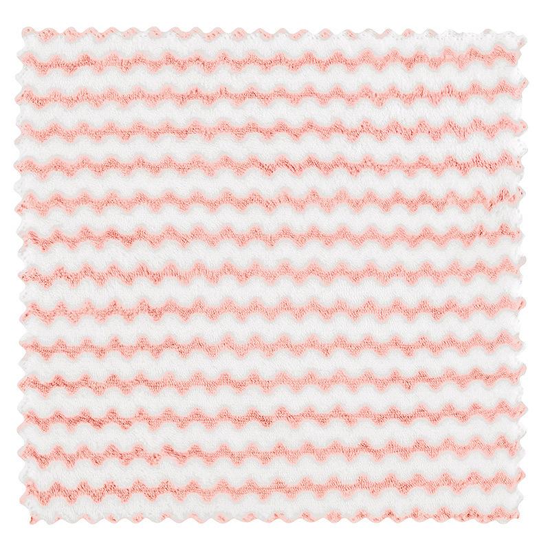 5 10pcs Microfiber Dish Cloths, Thickened Coral Velvet Cationic Double-sided Dish Towels, Soft Absorbent Towels, Strong Stain Removal, Scouring Pads cloth miracle wire durable sink